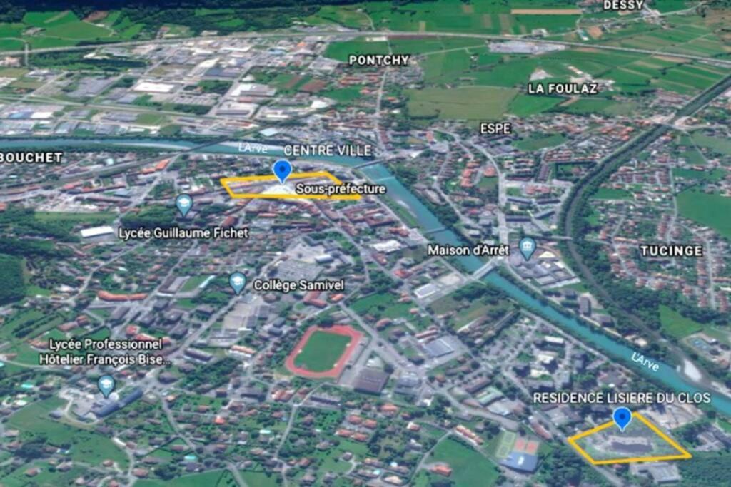Appartamento Le Calme à 5 Mn Du Centre - La Lisière T2 Bonneville (Haute-Savoie)